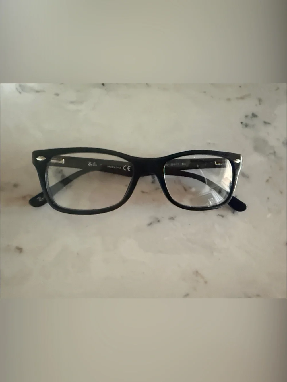Ray Ban Classic Black Rectangular Glasses 5228